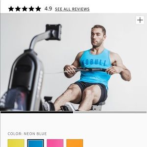 Mens Large neon blue NoBull tank